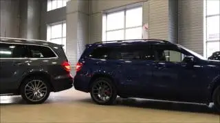 Mercedes GLS350d - занижение пневмоподвески от WINDE.RU