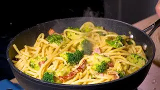 Delicious pasta with broccoli that you don't know! Quick and easy dinner!