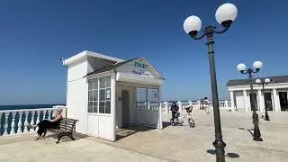 Отпуск в Анапе. Прогулка по верхней набережной. От Маяка до Морпорта.