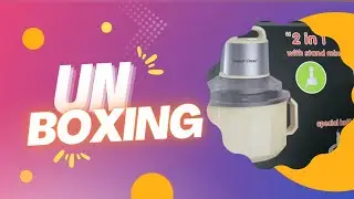 Unboxing Of Super Crest 2 in 1 Stand Mixer Plus Chopper || Dough Mixer Machine || #4k #doughmixer