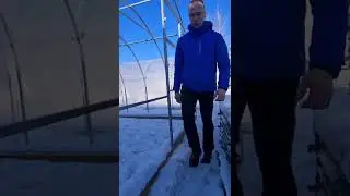 Монтаж агрочехла на теплицу размером 3*4м
