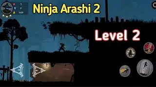 Ninja Arashi 2 Level 2 | Act 1 | Artifact Location | without dying