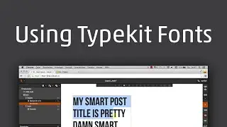 Using Adobe Typekit Webfonts (EN)