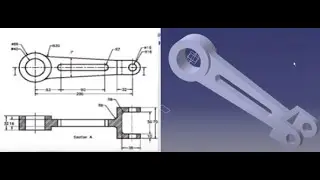 CATIA V5   CONNECTING ROD