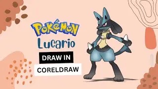 How to Draw Pokemon | Lucario|How to Draw Pokemon | Lucario in Coreldraw | Drawing.