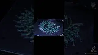 3D printing articulated centipede // #3dprinting #shorts