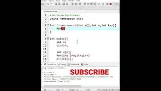 Linear Search with Function in array 