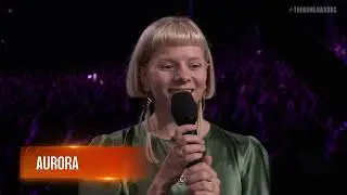 AURORA Interview (Live from The Game Awards / 08.12.2022) 4K