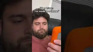 WHEN THE UBER DRIVER IS INSIDE YOUR HOUSE 🤣🤣🤣 #shorts #comedy #funny #uber #ubereats