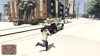 GTA 5 Перестрелка с копами при 7 звёздах