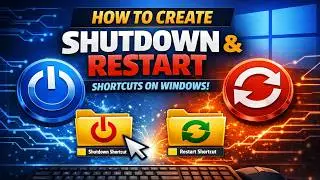 How to create Shutdown & Restart Shortcuts on Windows