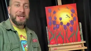 Dragonflies & Tulips