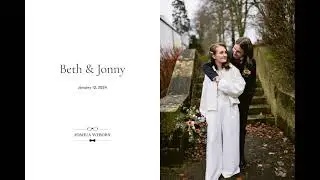 Beth & Jonny - Winter Wedding at Lady Gillford’s house - Ceremony & Portrait Coverage