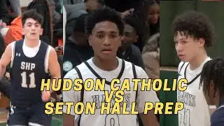 Hudson Catholic vs Seton Hall Prep‼️ Tahaad Pettiford & Alex Massung Combine for 40+! Gino Romano