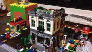 Обзор Lego Creator 10251,Лего банк с светодиодами/ Review lego bank(lego creator 10251)with lights