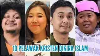 TIDAK ISLAM! 9 Komedian PENGANUT KRISTEN!
