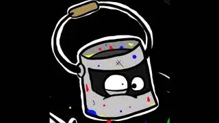Huey from Paper Mario: Color Splash, but he's addicted to paint