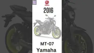 Evolution Of Yamaha MT-07 #shorts