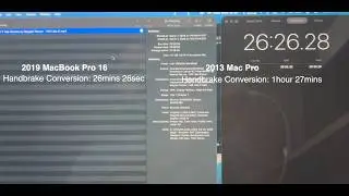 Render Speed Comparison: 2019 MacBook Pro 16 | 2013 Mac Pro