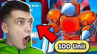 Играем только 100 Titan Drell Man (toilet tower defense) ROBLOX
