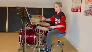 Eddie's Grade 1 Trinity Rock & Pop Drum Exam Distinction Pass!