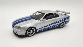 Diecast: Nissan Skyline GTR R34 • 1:32 Scale
