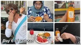 Srk ko dekhne ke chakr me krna pda airport per hi iftari ✨ day 6 Ramzan vlog with me
