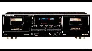 PIONEER CT-W604RS. Обзор кассетной дeки.