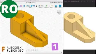Fusion 360 | Tutorial pentru începători | Exercițiu 1 | Limba română