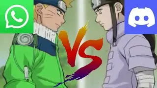 NARUTO WHATSAPP VERSUS NEJI DISCORD;-; ( LER A DESCRIÇÃO!!)