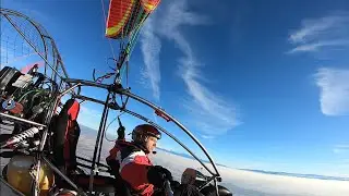 Niviuk R-Bus 40  vs Dudek Cabrio 42 test fly on trike El Condor by paramotor sport