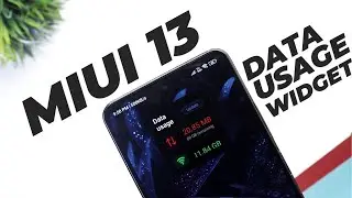 Add Miui 13 New Data Usage Widget On Any Xiaomi Device | Data Usage Toggle On Miui 12.5/Miui 13