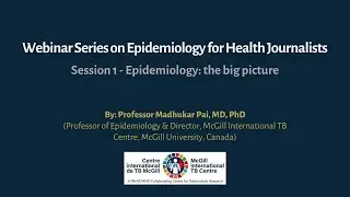 Session 1 - Epidemiology: the big picture