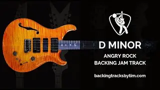 Angry Rock Backing Track Jam in D Minor | 140 BPM