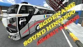 KODENAME SOUND HINO 500 JEMBRIT RACING BUSSID V433