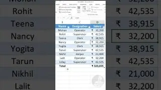 Total add in table | Filter function in Excel | Excel Tricks and Tips |