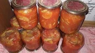 Лечо с кабачков на зиму