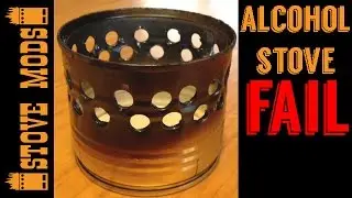 ALCOHOL STOVE FAIL - SOMETIMES THINGS JUST DON'T WORK