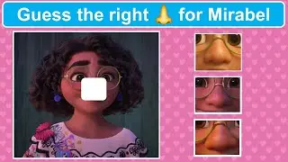 Guess the correct nose for Encanto characters | The Quiz Land #encantoquiz #findcorrectnose