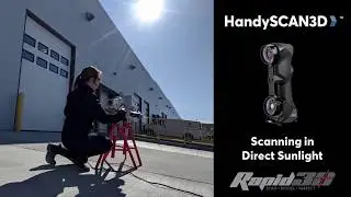 HandySCAN Black Elite - Scanning in Direct Sunlight