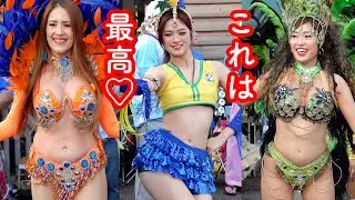 【誰にも邪魔されないサンバ】素敵なダンサーさんがいっぱい♡ ブロッコシズオカのレアなサンバ !西焼津案山棒「サンバdeマルシェ」