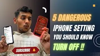 5 Dangerous iPhone Settings!! Turn off now 