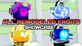 All Remodeled fruits + New animation - Showcase | Bloxfruits Update 20