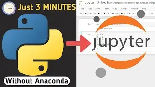 How to install Jupyter Notebook without installing additional software