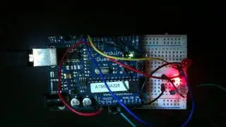 Laser Pointer Controlling an LED connected to an Arduino