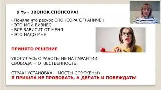 История успеха и предпринимательство  Спикер  Комаргина Елена