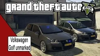 GTA V Volkswagen Golf mk5 unmarked release