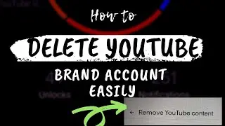 How to delete Youtube Brand Account| Delete Unnecessary youtube channels easily
