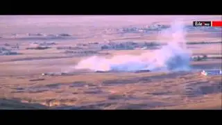 PKK fighters blow up an ISIS vehicle and damage another in Shingal