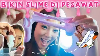 MAKE SLIME ON A PLANE 😱 FLYING TO A COUNTRY???